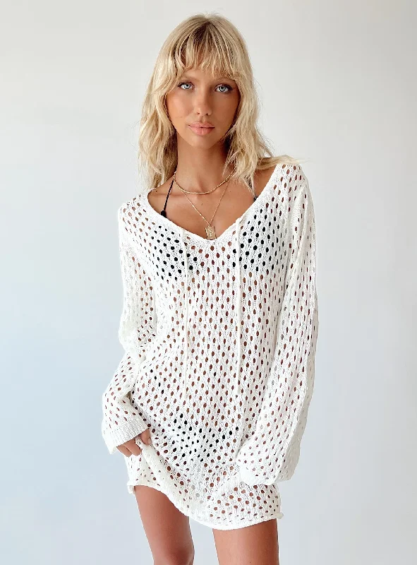 Mini dresses with halter necks for a stylish choice Gardena Mini Dress White