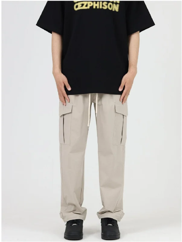 Drawstring Cargo Pants