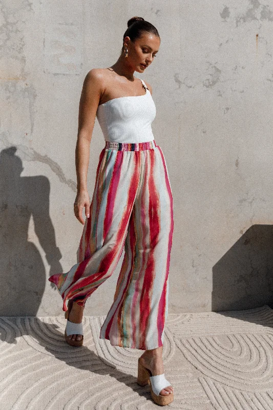 Perry Wide Leg Pants - Multi