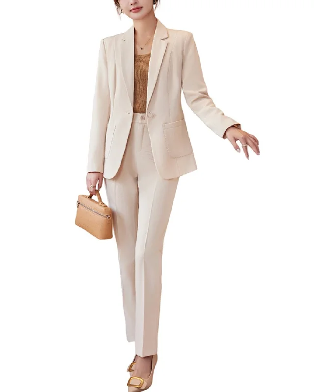 Bossy Chic 2pc Blazer & Pant Set