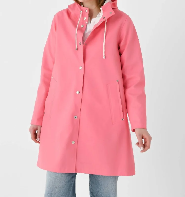 Mosebacke Raincoat In Bubblegum