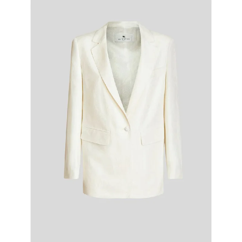 Tailored Linen And Silk Jacket