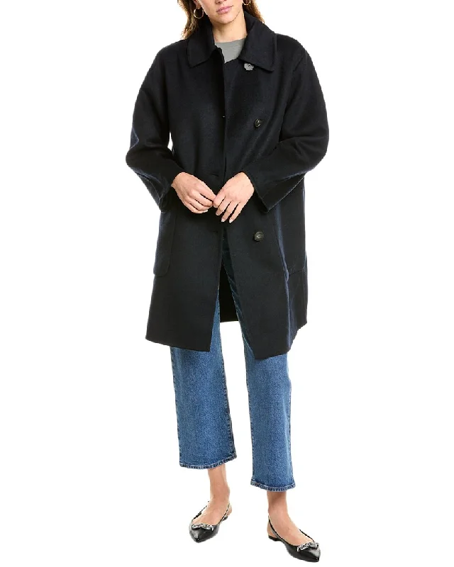 Vince Wool-Blend Car Coat