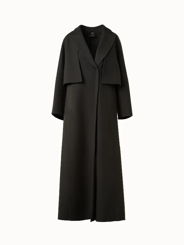 Duo Coat - Wool Cashmere Coat Changeable into Long Vest and Bolero