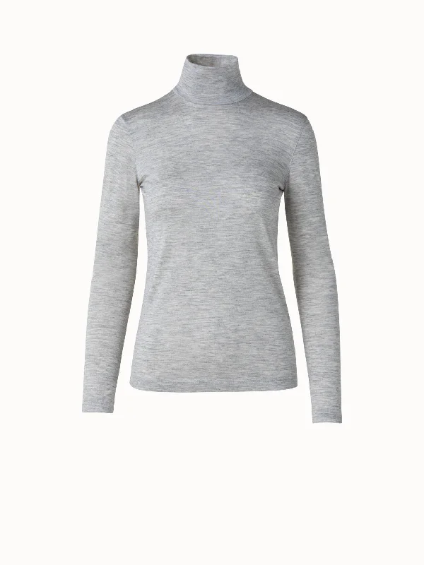 Cashmere Silk Jersey Top