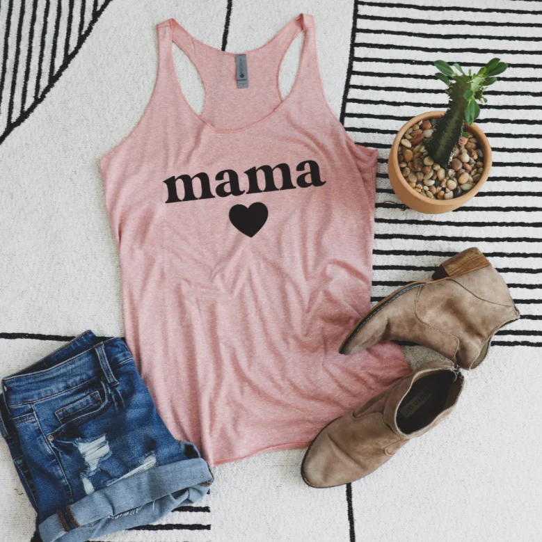 New Mama Heart • Desert Pink Tank