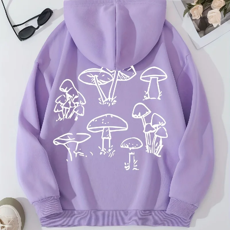 Mushroom hoodie oversized