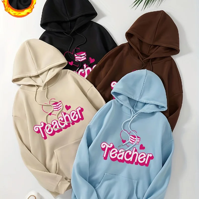 Teacher hoodies oversized