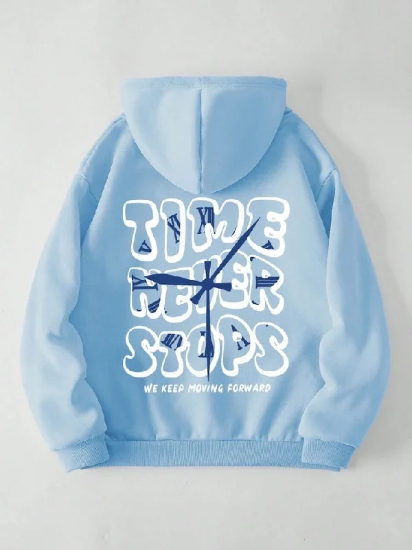 Time never stops hoodies oversized