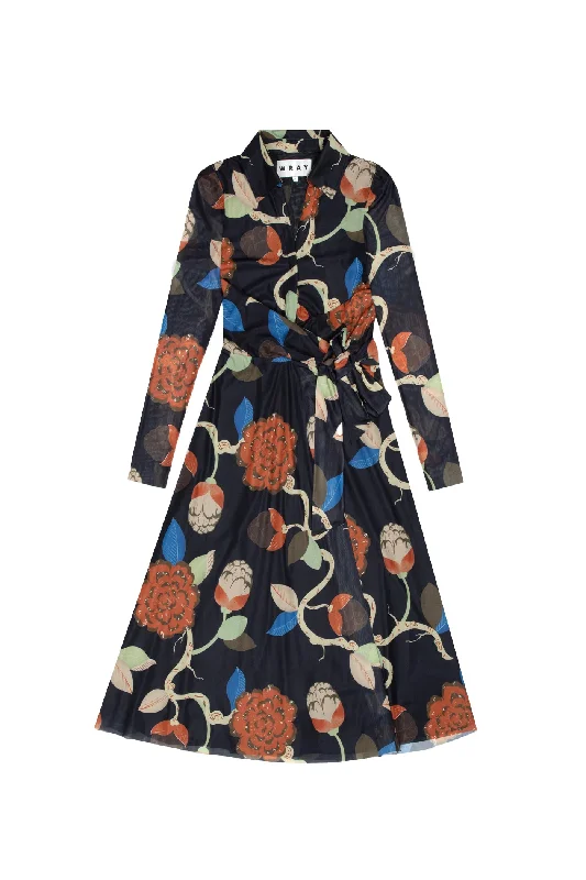 Enid Wrap Dress - Flowering Tree