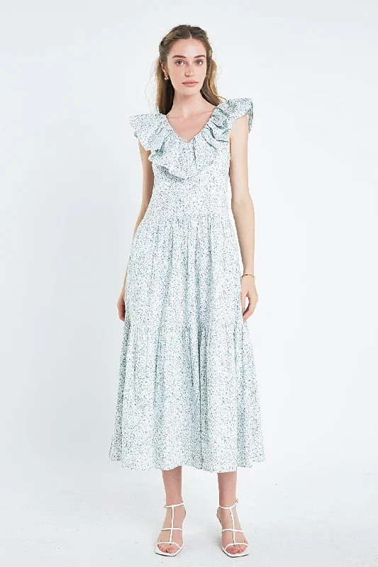 Mermaid - Style Women Dress with a Fitted Silhouette for Special Occasions Mermaid - Style Women Dress with a Fitted Silhouette for Special Occasions Floral Ruffled Midi Dress Mermaid - Style Women Dress with a Fitted Silhouette for Special Occasions Mermaid - Style Women Dress with a Fitted Silhouette for Special Occasions Floral Ruffled Midi Dress