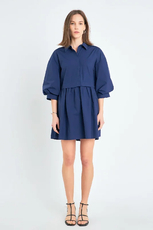 Halter Neck Women Dress to Show Off the Shoulders and Neckline Halter Neck Women Dress to Show Off the Shoulders and Neckline Puff Sleeve Shirt Dress