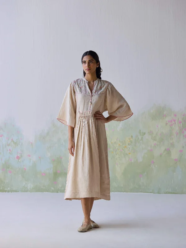 Sweetly Embroidered Kaftan Dress